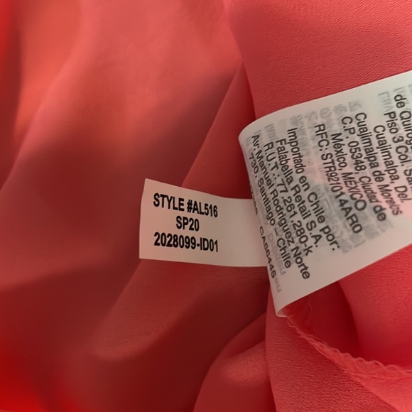 NWT J. Crew Short-Sleeve Top with Ladder Trim - Neon Pink / Coral - Size Large - Picture 7 of 10